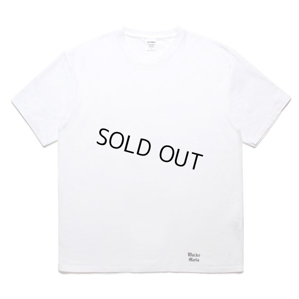 画像1: WACKO MARIA/WASHED HEAVY WEIGHT T-SHIRT（WHITE）［プリントT-24春夏］