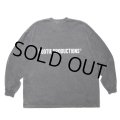 COOTIE PRODUCTIONS/Pigment Dyed L/S Tee（Black）［ピグメントダイ長袖T-24春夏］