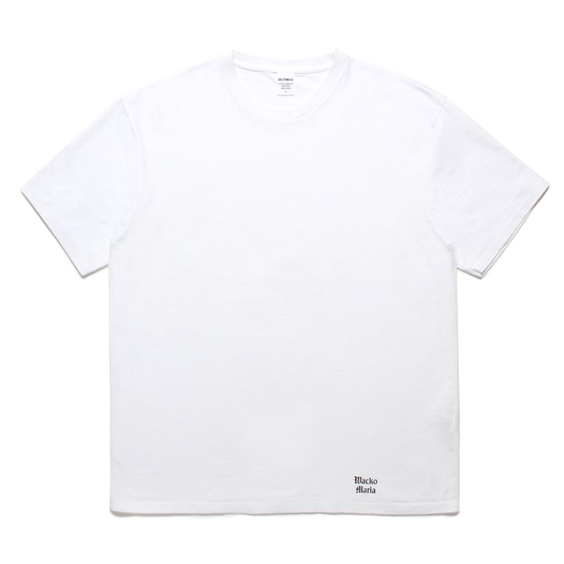 画像1: WACKO MARIA/WASHED HEAVY WEIGHT T-SHIRT（WHITE）［プリントT-24春夏］