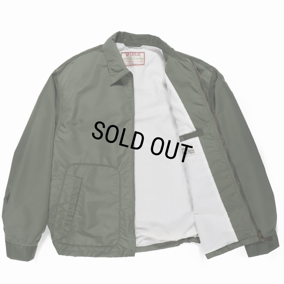 画像2: WACKO MARIA/MCGREGOR / NYLON DRIZZLER JACKET（GREEN）［ナイロンドリズラーJKT-24春夏］ (2)