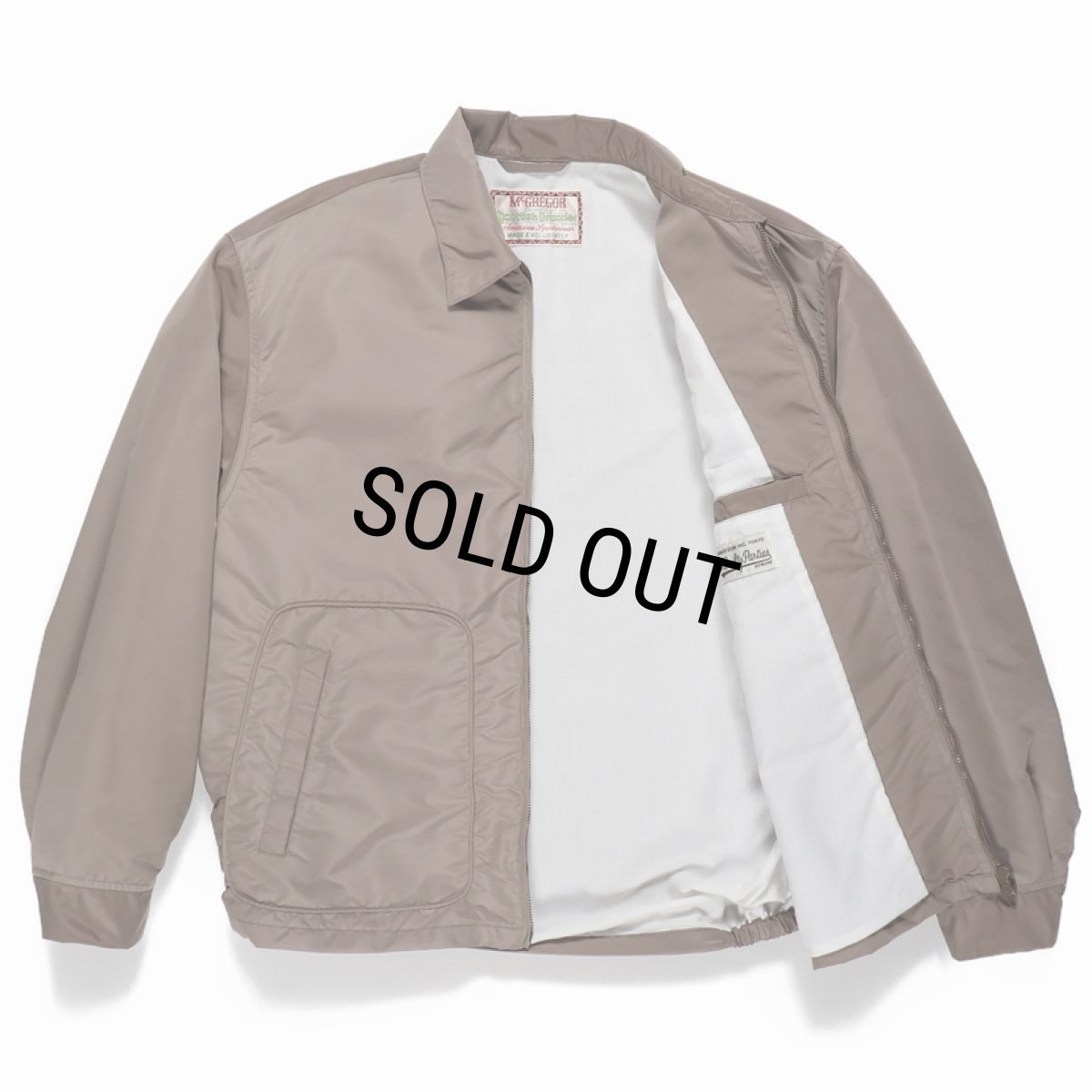 画像2: WACKO MARIA/MCGREGOR / NYLON DRIZZLER JACKET（L-BROWN）［ナイロンドリズラーJKT-24春夏］ (2)