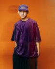 画像2: TIGHTBOOTH/VELOUR T-SHIRT（Black）［ベロアT-24春夏］ (2)