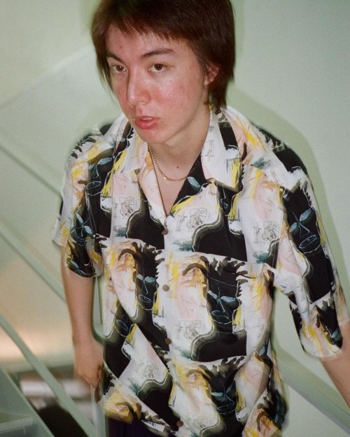 他の写真2: WACKO MARIA/JEAN-MICHEL BASQUIAT / HAWAIIAN SHIRT（TYPE-3）（ONE）［ハワイアンシャツ-24春夏］