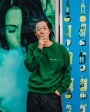 画像3: BlackEyePatch/OE LOGO RAGLAN CREW SWEAT(BLACK) (3)