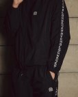 画像4: BlackEyePatch/KANJI TAPED NYLON TRACK JACKET（BLACK） (4)