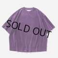 TIGHTBOOTH/VELOUR T-SHIRT（Purple）［ベロアT-24春夏］