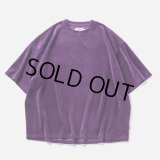 TIGHTBOOTH/VELOUR T-SHIRT（Purple）［ベロアT-24春夏］