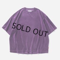 TIGHTBOOTH/VELOUR T-SHIRT（Purple）［ベロアT-24春夏］