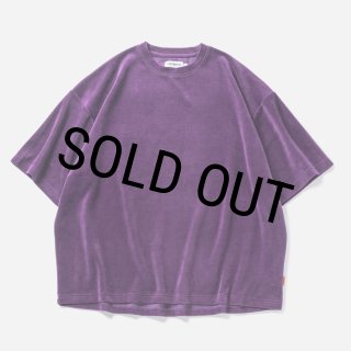 TIGHTBOOTH/VELOUR T-SHIRT（Purple）［ベロアT-24春夏］ - JONAS