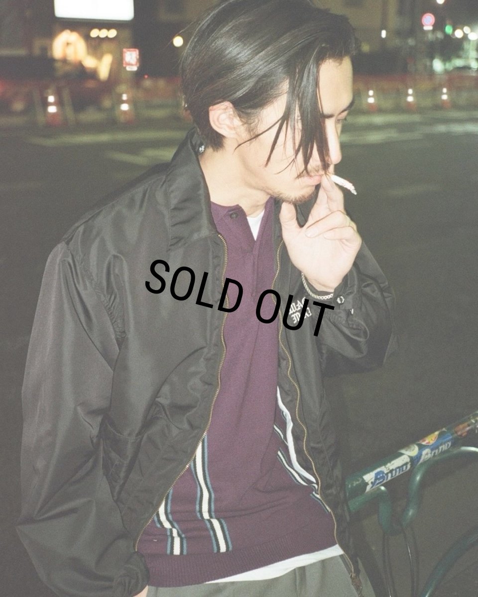 画像3: WACKO MARIA/MCGREGOR / NYLON DRIZZLER JACKET（BLACK）［ナイロンドリズラーJKT-24春夏］ (3)