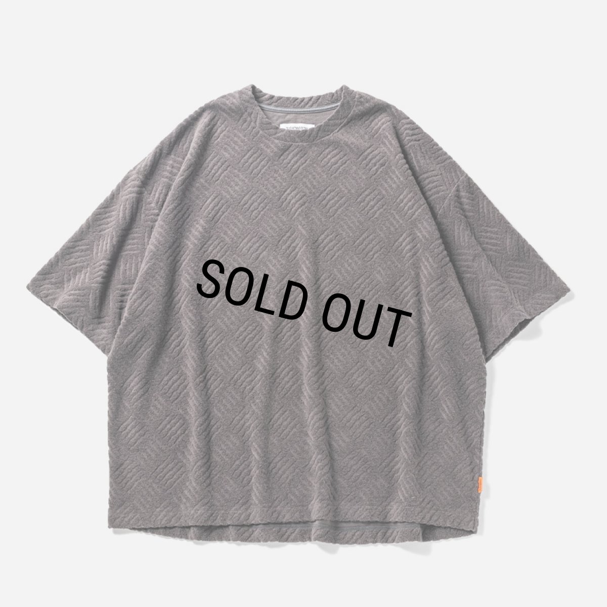 画像1: TIGHTBOOTH/CHECKER PLATE T-SHIRT（Charcoal） 【20%OFF】［チェッカープレートT-24春夏］ (1)