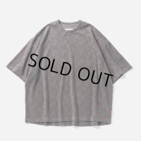 TIGHTBOOTH/CHECKER PLATE T-SHIRT（Charcoal） 【20%OFF】［チェッカープレートT-24春夏］