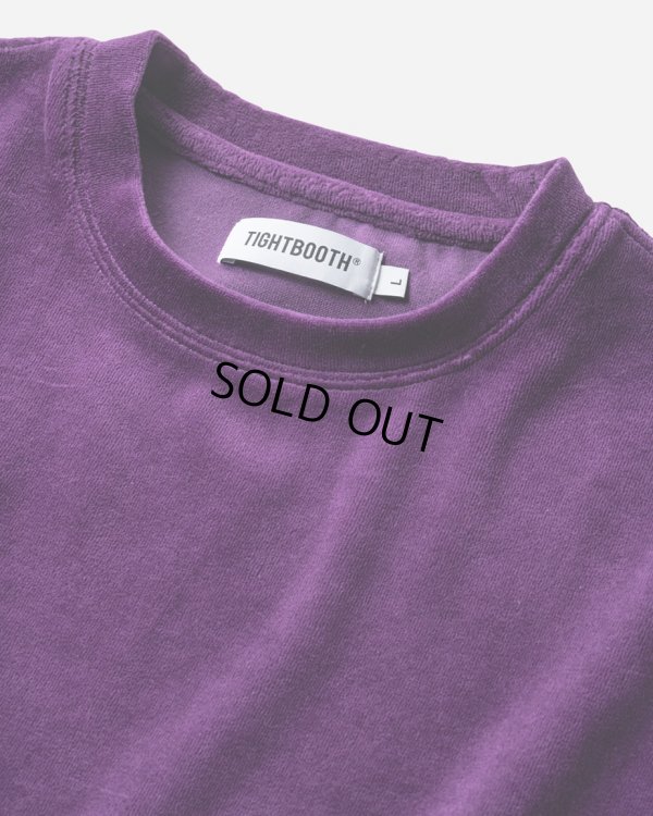 画像2: TIGHTBOOTH/VELOUR T-SHIRT（Purple）［ベロアT-24春夏］