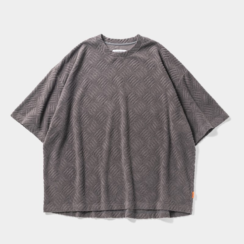 画像1: TIGHTBOOTH/CHECKER PLATE T-SHIRT（Charcoal） 【20%OFF】［チェッカープレートT-24春夏］