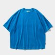 画像1: TIGHTBOOTH/VELOUR T-SHIRT（Turquoise）［ベロアT-24春夏］ (1)