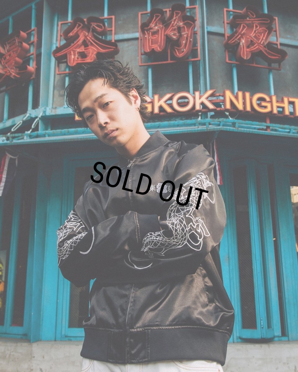 画像3: BlackEyePatch/EMBROIDERED TOKYO SOUVENIR JACKET（BLACK） (3)