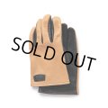 RATS/LEATHER GLOVE（BLACK/TAN）［レザーグローブ-24春夏］