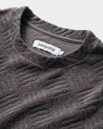 画像2: TIGHTBOOTH/CHECKER PLATE T-SHIRT（Charcoal） 【20%OFF】［チェッカープレートT-24春夏］ (2)