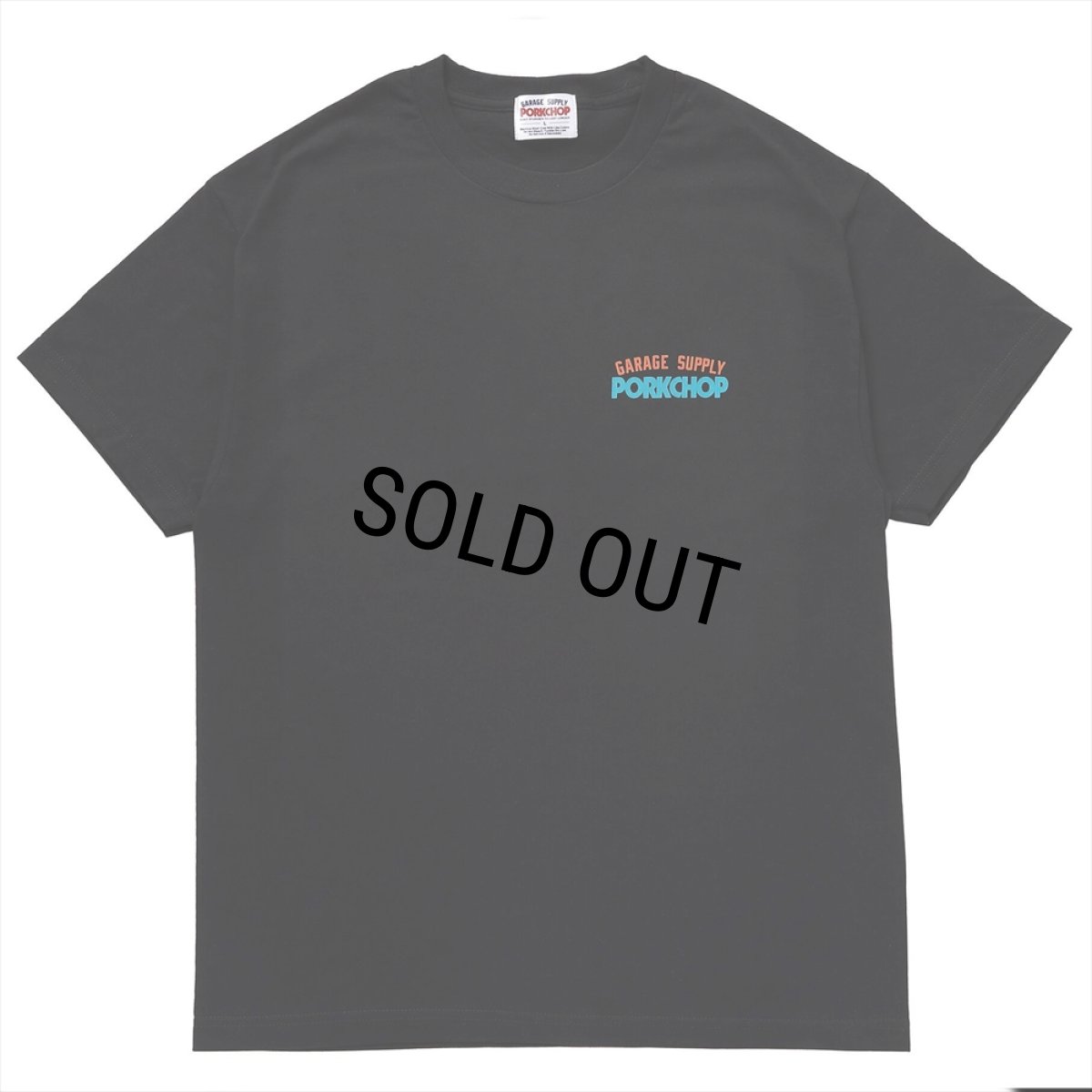 画像2: PORKCHOP/PC & SCREW TEE（BLACK）［プリントT-24春夏］ (2)