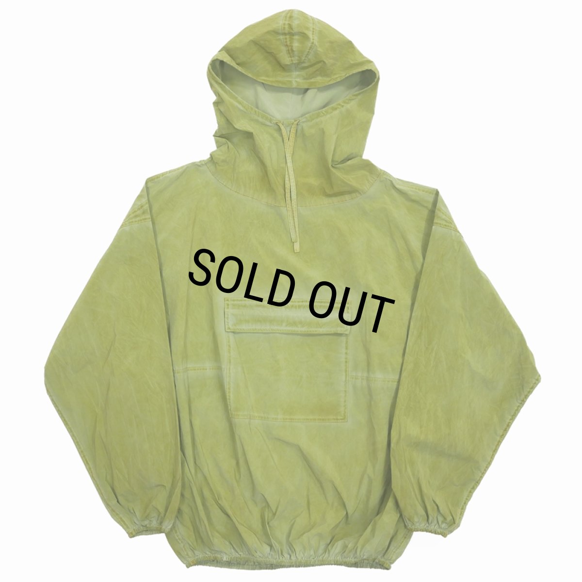 画像1: 【40%OFF】DAIRIKU/Vintage Wash Parachute Anorak Parka（Vintage Mud Green）［パラシュートアノラックパーカー-24春夏］ (1)