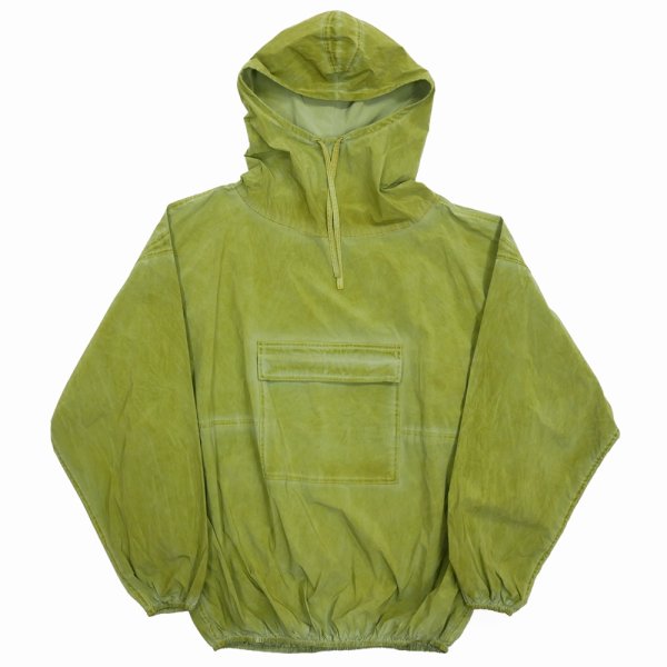 画像1: DAIRIKU/Vintage Wash Parachute Anorak Parka（Vintage Mud Green）［パラシュートアノラックパーカー-24春夏］