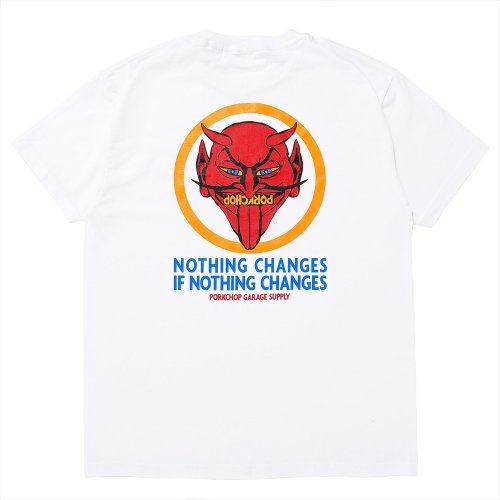 他の写真2: PORKCHOP/NOTHING DEVIL TEE（WHITE）［プリントT-24春夏］