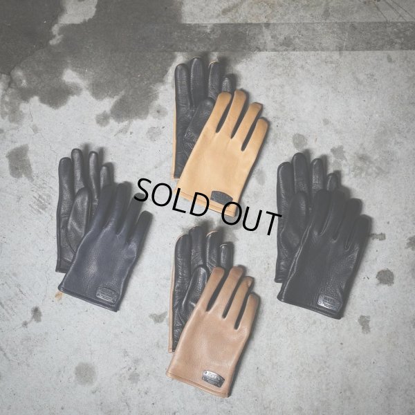 画像2: RATS/LEATHER GLOVE（BLACK/TAN）［レザーグローブ-24春夏］