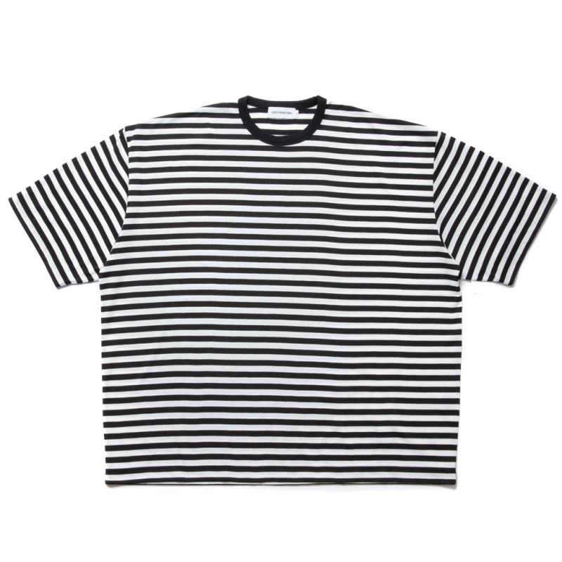 画像1: COOTIE PRODUCTIONS/Polyester Border S/S Tee（Black/White）［ボーダーT-24春夏］
