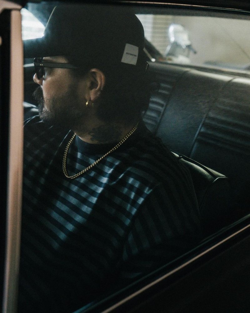 画像2: COOTIE PRODUCTIONS/Polyester Border S/S Tee（Black/Gray）［ボーダーT-24春夏］