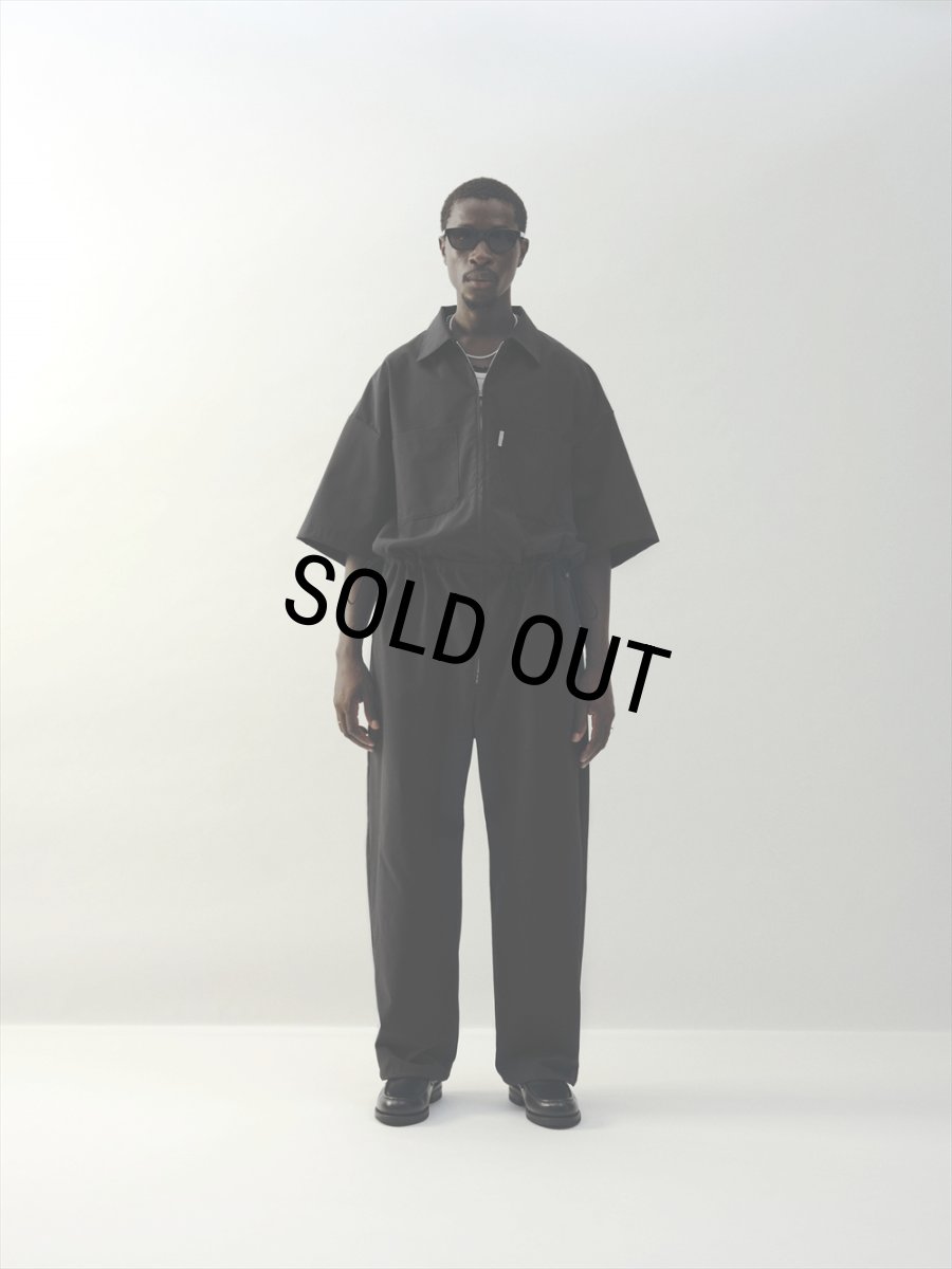 画像8: COOTIE PRODUCTIONS/Polyester Typewriter Error Fit Jump Suits（Black）［エラーフィットジャンプスーツ-24春夏］ (8)