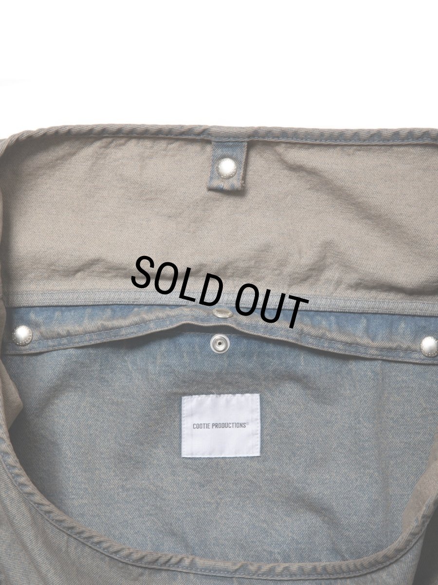 画像2: COOTIE PRODUCTIONS/Denim Sling Bag（Indigo Sooty）［デニムスリングバッグ-24春夏］ (2)