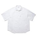 COOTIE PRODUCTIONS/120/2 Broad S/S Shirt（White）［ブロードシャツ-24春夏］