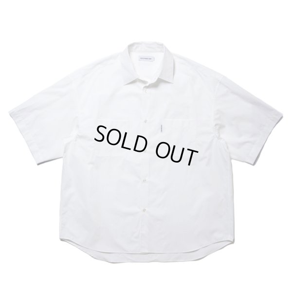 画像1: COOTIE PRODUCTIONS/120/2 Broad S/S Shirt（White）［ブロードシャツ-24春夏］