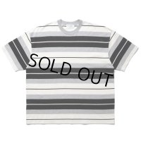 COOTIE PRODUCTIONS/Panel Border S/S Tee（Black/Ash Gray/White）［パネルボーダーT-24春夏］