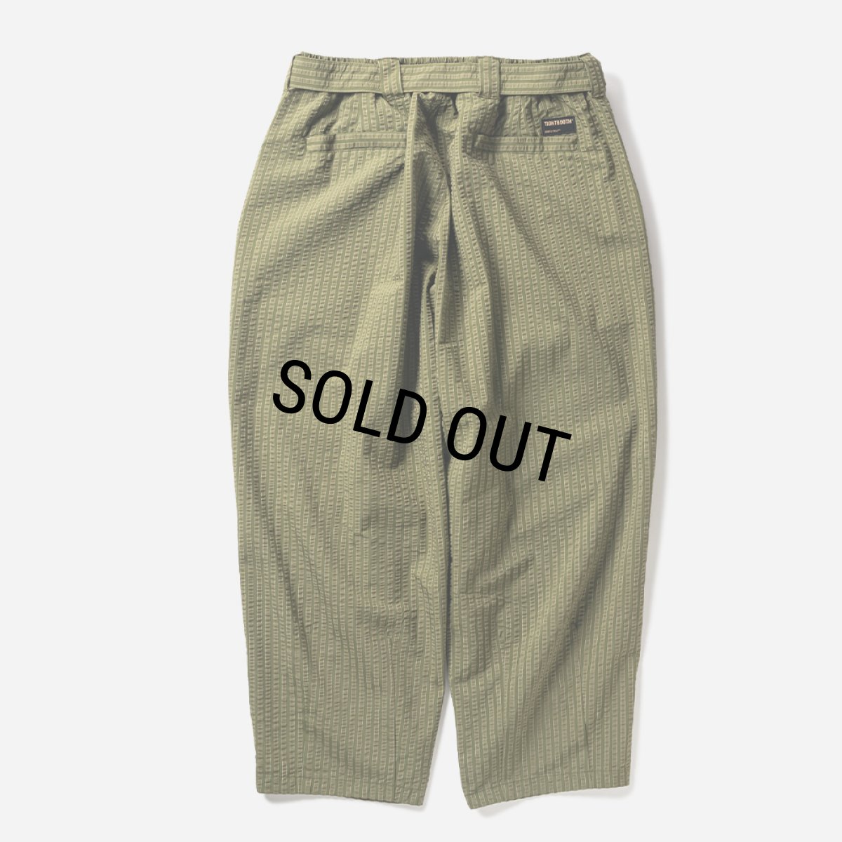 画像2: TIGHTBOOTH/SEERSUCKER BALLOON PANTS（Olive） 【20%OFF】［シアサッカーバルーンパンツ-24春夏］ (2)