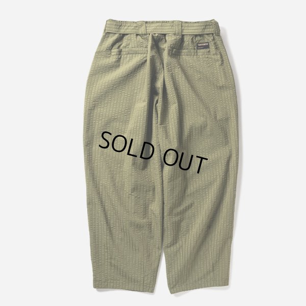 画像2: TIGHTBOOTH/SEERSUCKER BALLOON PANTS（Olive） 【20%OFF】［シアサッカーバルーンパンツ-24春夏］