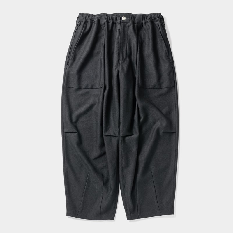 画像1: TIGHTBOOTH/PIQUE BALLOON PANTS（Black）［ピケバルーンパンツ-24春夏］