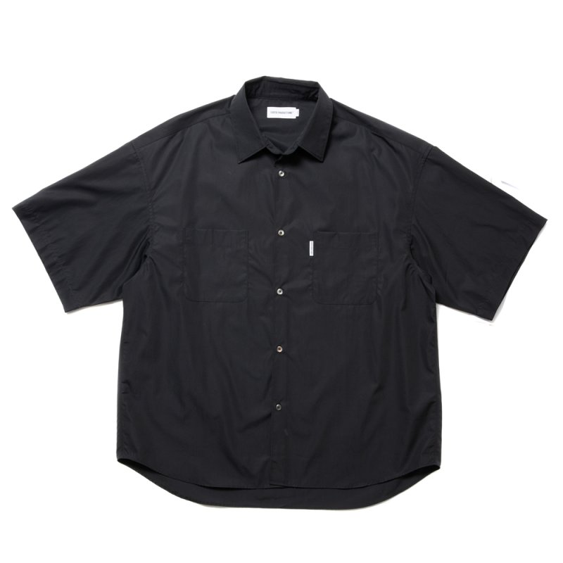 画像1: COOTIE PRODUCTIONS/120/2 Broad S/S Shirt（Black）［ブロードシャツ-24春夏］