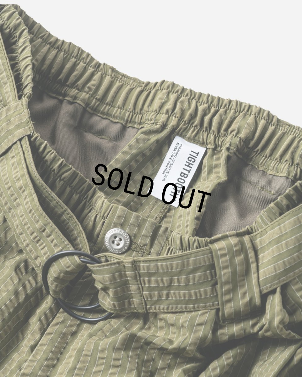 画像4: TIGHTBOOTH/SEERSUCKER BALLOON PANTS（Olive） 【20%OFF】［シアサッカーバルーンパンツ-24春夏］ (4)
