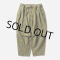 TIGHTBOOTH/SEERSUCKER BALLOON PANTS（Olive） 【20%OFF】［シアサッカーバルーンパンツ-24春夏］