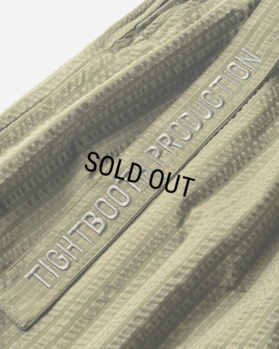 画像6: TIGHTBOOTH/SEERSUCKER BALLOON PANTS（Olive） 【20%OFF】［シアサッカーバルーンパンツ-24春夏］ (6)