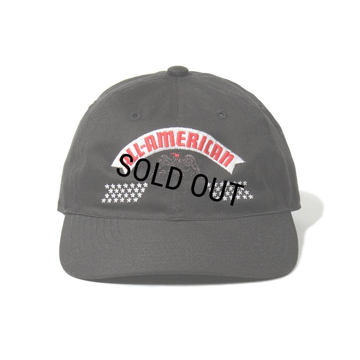 画像1: WACKO MARIA/6 PANEL CAP（BLACK）［6パネルキャップ-24春夏］ (1)