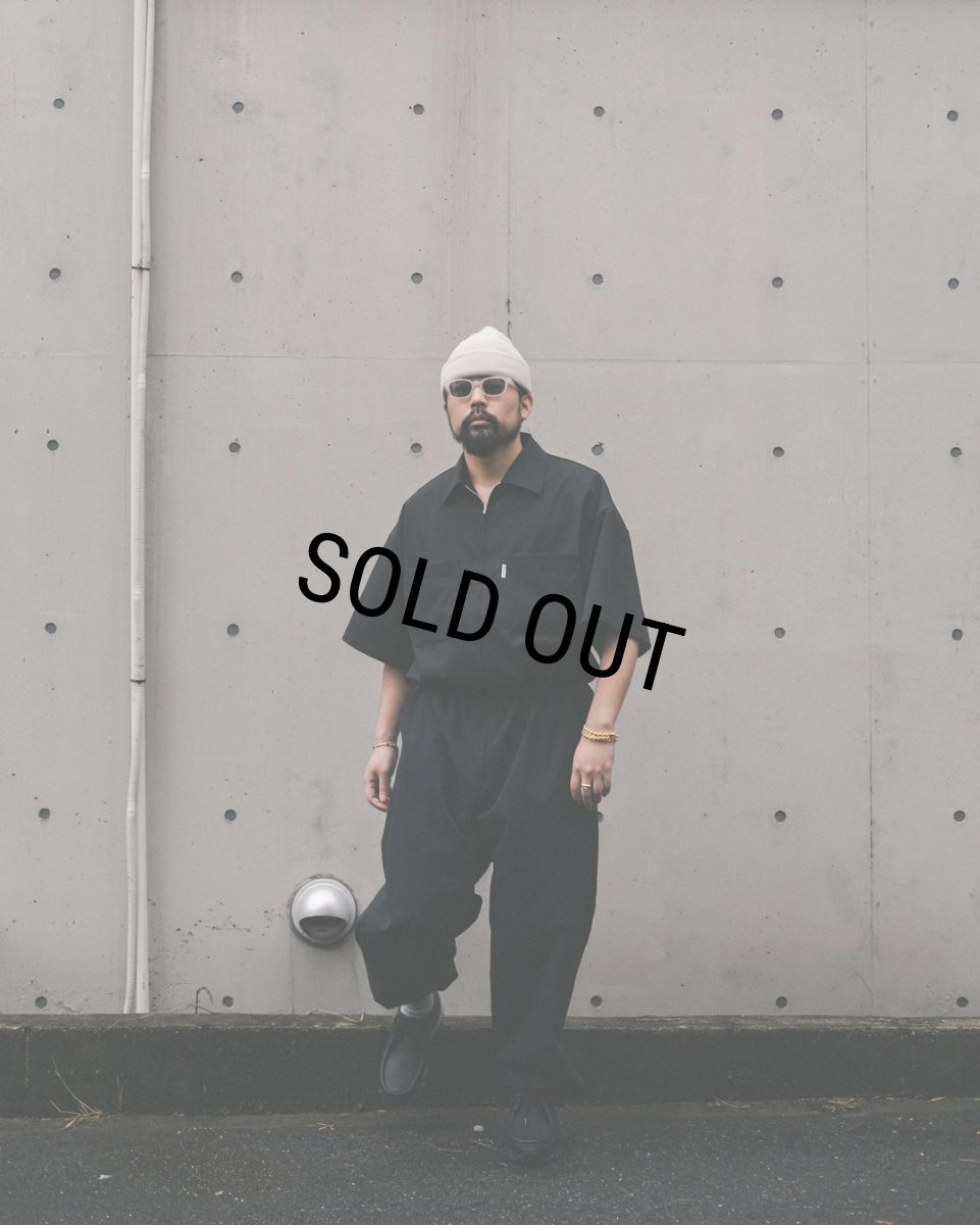 画像7: COOTIE PRODUCTIONS/Polyester Typewriter Error Fit Jump Suits（Black）［エラーフィットジャンプスーツ-24春夏］ (7)