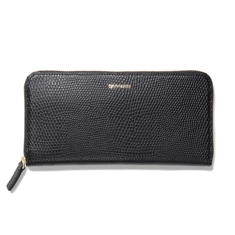 画像1: WACKO MARIA/SPEAK EASY / EMBOSS LEATHER ROUND ZIP LONG WALLET（LIZARD）［ラウンドジップロングウォレット-24春夏］