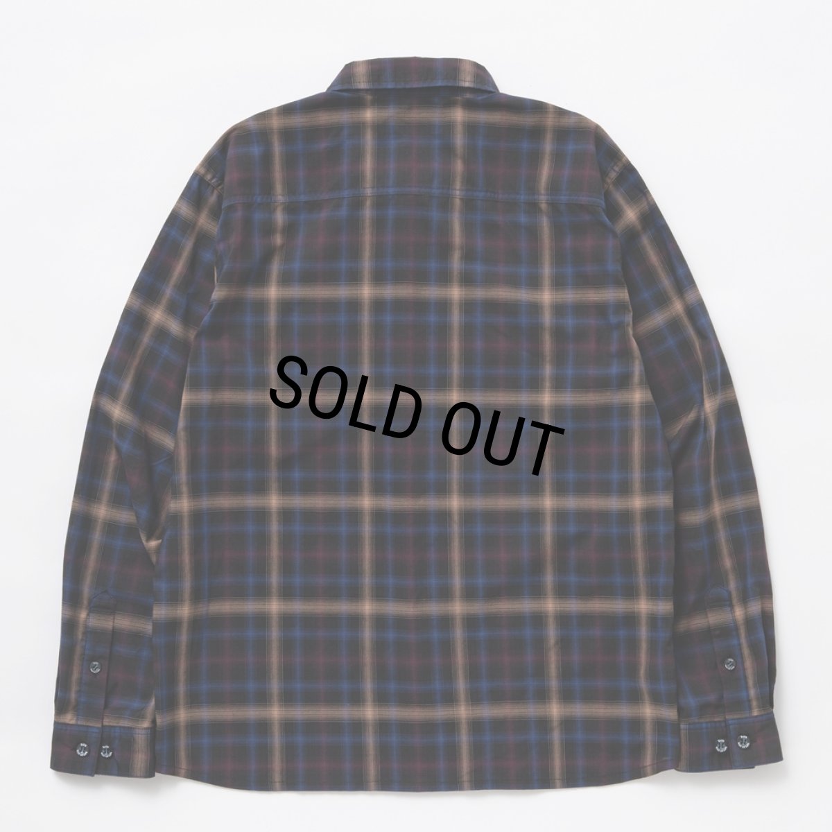 画像2: 【30%OFF】RATS/OMBRE CHECK SHIRT（BLACK CHECK）［オンブレチェックシャツ-24春夏］ (2)