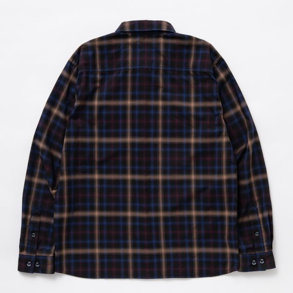 画像2: RATS/OMBRE CHECK SHIRT（BLACK CHECK）［オンブレチェックシャツ-24春夏］