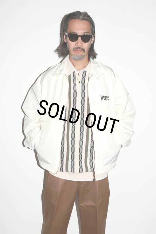 【入手困難モデル】ワコマリア　刺繍ロゴ入　シルク混ニットポロ　M 楽天市場】WACKO MARIA ワコマリア 20SS ワンポイント刺繍ニット