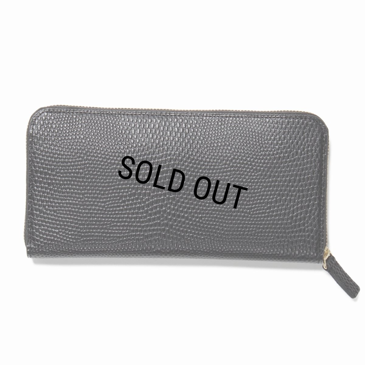 画像2: WACKO MARIA/SPEAK EASY / EMBOSS LEATHER ROUND ZIP LONG WALLET（LIZARD）［ラウンドジップロングウォレット-24春夏］ (2)