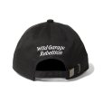 画像2: WACKO MARIA/6 PANEL CAP（BLACK）［6パネルキャップ-24春夏］ (2)