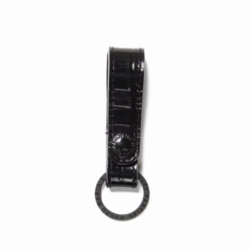 他の写真1: WACKO MARIA/EMBOSS LEATHER KEY HOLDER（CROCODILE）（BLACK/BLACK）［レザーキーホルダー-24春夏］